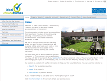 Tablet Screenshot of idealchoicehomes.co.uk